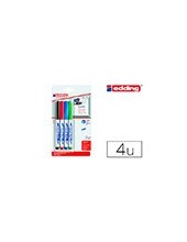 ROTULADOR EDDING PIZARRA BLANCA 661 P.RED. 1-2MM COL.SURT.RECARG 4UD. 2