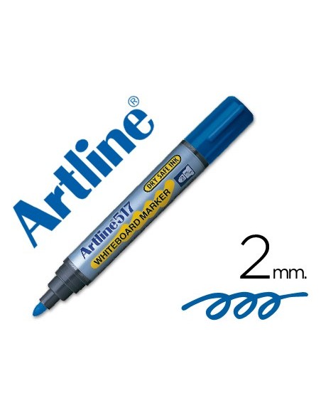 ROTULADOR ARTLINE PIZARRA EK-517 AZUL PUNTA RED.2 MM TINTA BAJO OLOR
