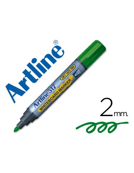 ROTULADOR ARTLINE PIZARRA EK-517 VER PUNTA RED.2 MM TINTA BAJO OLOR