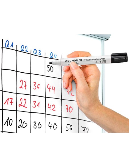 ROTULADOR STAEDTLER LUMOCOLOR 351 PIZARRA BL. RED.2MM RECA  6 UD.COL.