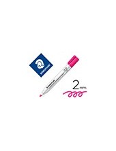 ROTULADOR STAEDTLER LUMOCOLOR 351 PIZARRA BL.PUNTA RED.2MM REC.ROSA 2