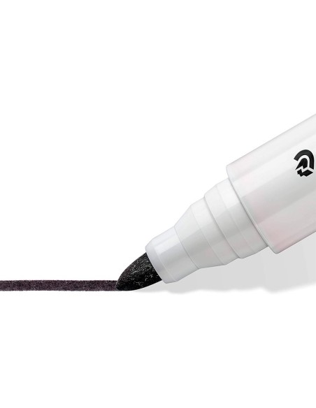 MARCADOR PIZARRA STAEDTLER 351 LUMOCOLOR CONICO NEGRO