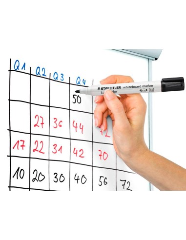 MARCADOR PIZARRA STAEDTLER 351 LUMOCOLOR CONICO NEGRO