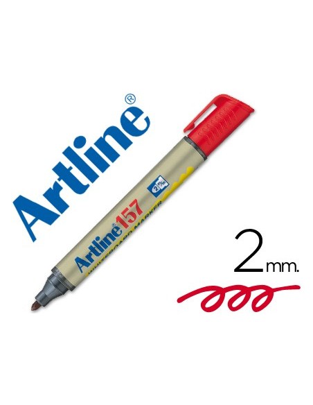 ROTULADOR ARTLINE PIZARRA EK-157 ROJO PUNTA RED.2 MM