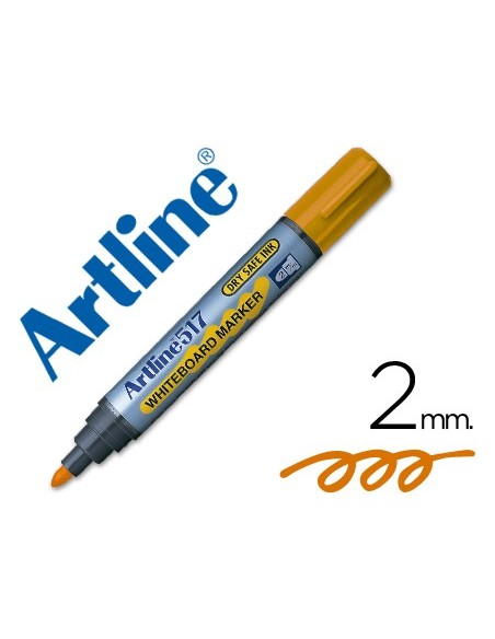 ROTULADOR ARTLINE PIZARRA EK-517 NARANJA PUNTA RED.2 MM TINTA BAJO OL