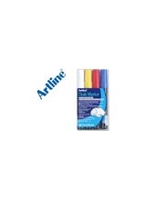 ROTULADOR ARTLINE PIZARRA VER NEGRA EPW-4-ST COL.SURT. BOLSA 4 ROTULA 2