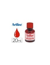 TINTA ROTULADOR PIZARRA BLANCA ARTLINE ROJO FRASCO 20ML 500-A 2