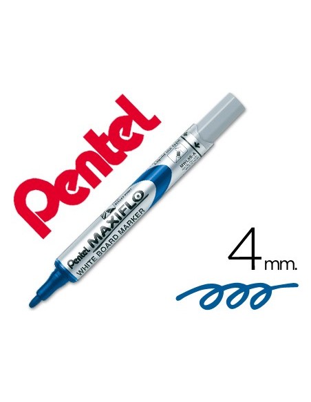 ROTULADOR MAXIFLO PENTEL PIZARRA BLANCA COLOR AZUL