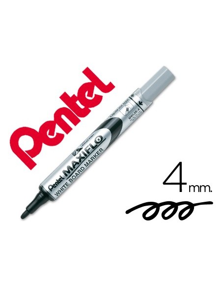 ROTULADOR MAXIFLO PENTEL PIZARRA BLANCA COLOR NEGRO