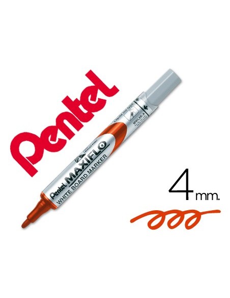 ROTULADOR MAXIFLO PENTEL PIZARRA BLANCA COLOR ROJO