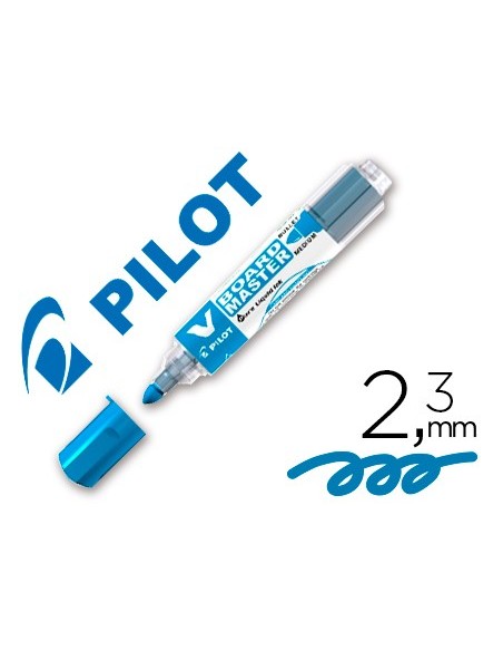 ROTULADOR PILOT VBOARD MASTER PIZARRA BL.AZ.TINTA LIQUIDA TRAZO 2,3MM