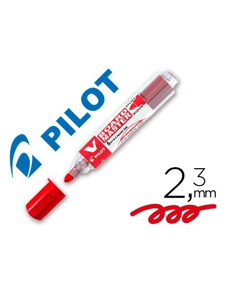 ROTULADOR PILOT VBOARD MASTER PIZARRA BL.RJ.TINTA LIQUIDA TRAZO 2,3MM