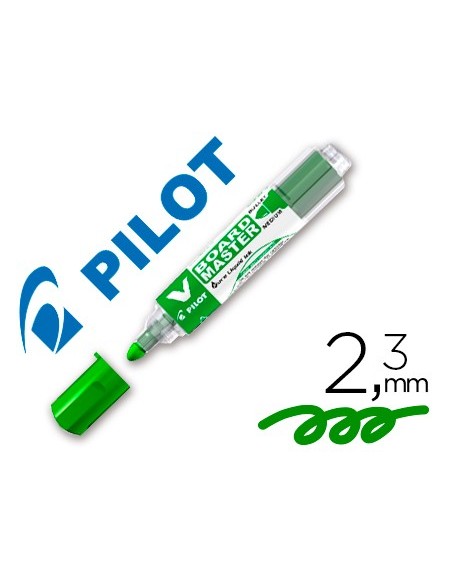 ROTULADOR PILOT VBOARD MASTER PIZARRA BL.VE.TINTA LIQUIDA TRAZO 2,3MM