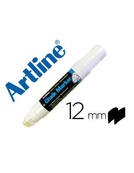 ROTULADOR ARTLINE PIZARRA VER NEGRA EPW-12 MM COLOR BLANCO