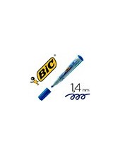 ROTULADOR BIC VELLEDA PARA PIZARRA AZUL PUNTA REDONDA 1,3 MM 2