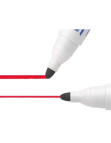 ROTULADOR BIC VELLEDA PARA PIZARRA ROJO PUNTA REDONDA 1,3 MM