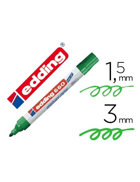 ROTULADOR EDDING PIZARRA BL.660 VE.P. RED.1,5-3MM.RECARGABLE 660-04