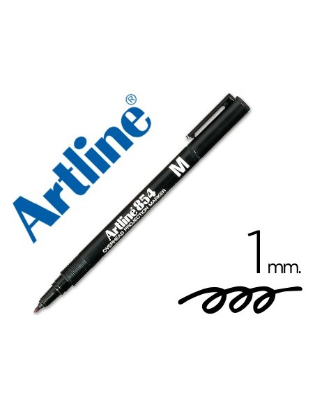 ROTULADOR ARTLINE RETRO.PUNTA FIBRA PERM.EK-854 NG.PUNTA RED.1 MM