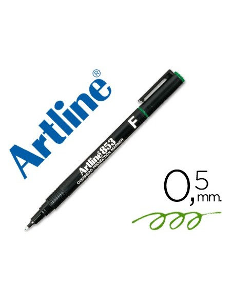 ROTULADOR ARTLINE RETRO.PUNTA FIBRA PERM.EK-853 VER PUNTA RED.0.5 MM
