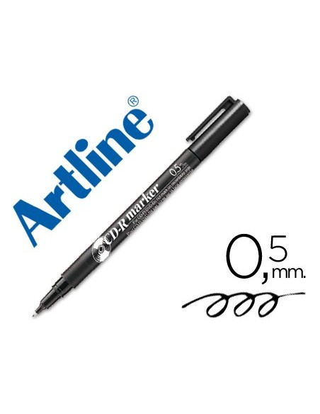 ROTULADOR ARTLINE CD PUNTA FIBRA PERM.EK-883 NEGRO PUNTA RED.0.5 MM