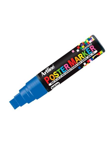 ROTULADOR ARTLINE POSTER MARKER EPP-12-AZU PUNTA REDONDA 12 MM AZ.