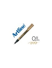ROTULADOR ARTLINE MARCADOR PERM.TINTA METALICA EK-999 ORO PUNTA RED.1 2