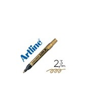 ROTULADOR ARTLINE MARCADOR PERM.TINTA METALICA EK-900 ORO PUNTA RED.1 2