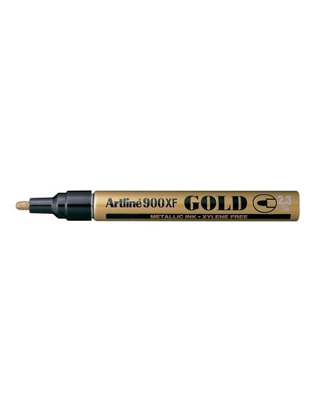 ROTULADOR ARTLINE MARCADOR PERM.TINTA METALICA EK-900 ORO PUNTA RED.1