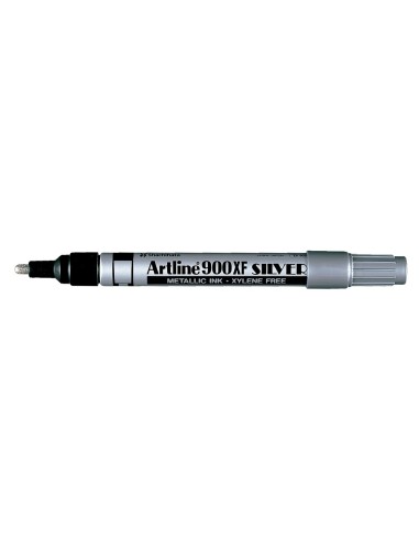 ROTULADOR ARTLINE MARCADOR PERM.TINTA METALICA EK-900 PLATA PUNTA RED