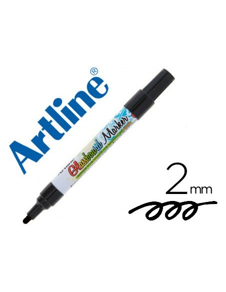 ROTULADOR ARTLINE GLASS MARKER ESP. CRISTAL BORRABLE SECO/ HUMEDO NEG
