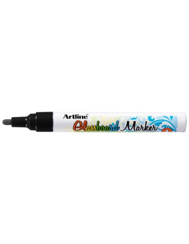 ROTULADOR ARTLINE GLASS MARKER ESP. CRISTAL BORRABLE SECO/ HUMEDO NEG