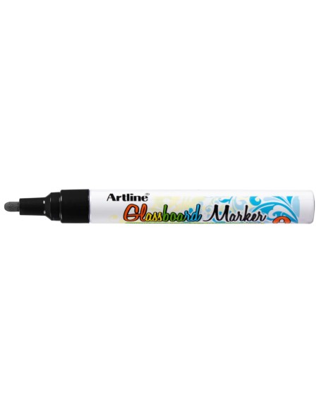 ROTULADOR ARTLINE GLASS MARKER ESP. CRISTAL BORRABLE SECO/ HUMEDO NEG