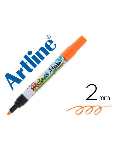 ROTULADOR ARTLINE GLASS MARKER CRISTAL BORRABLE SECO/HUMEDO NAR.FLUOR