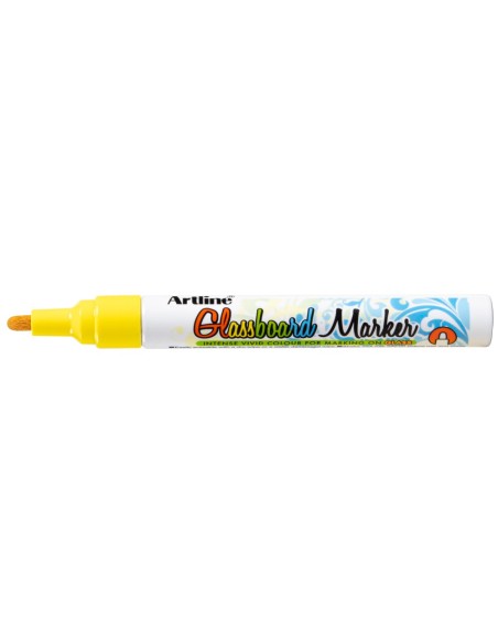 ROTULADOR ARTLINE GLASS MARKER CRISTAL BORRABLE SECO/HUMEDO AM.FLUOR