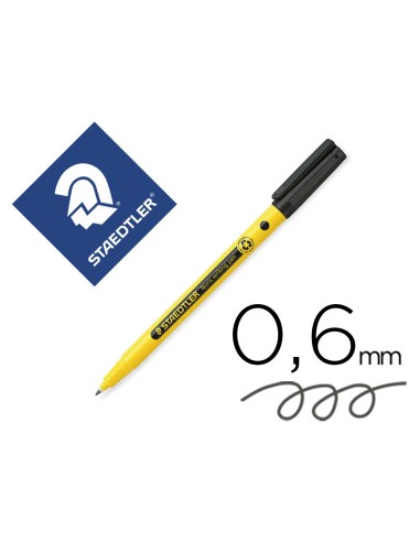 ROTULADOR STAEDTLER NORIS WRITING PEN 307 BASE AGUA FINA 0,6MM NG.