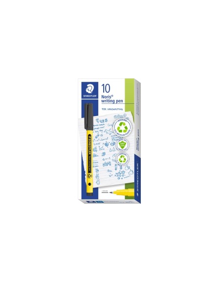ROTULADOR STAEDTLER NORIS WRITING PEN 307 BASE AGUA FINA 0,6MM NG.