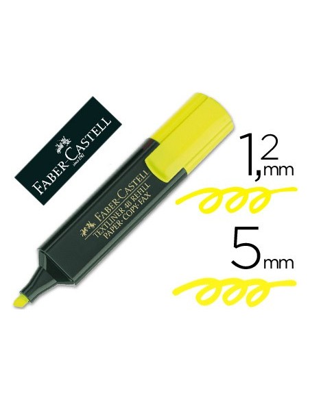ROTULADOR FABER FLUOR 48-07 AMARILLO