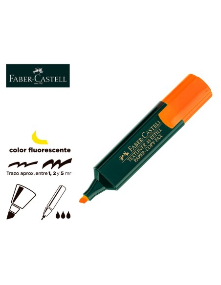 ROTULADOR FABER FLUOR 48-15 NARANJA