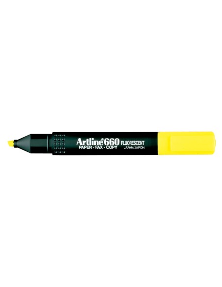 ROTULADOR ARTLINE FLUOR EK-660 AMARILLO PUNTA BISELADA