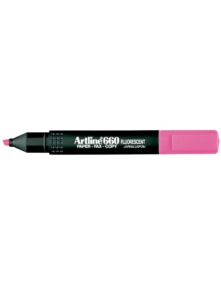 ROTULADOR ARTLINE FLUOR EK-660 ROSA PUNTA BISELADA