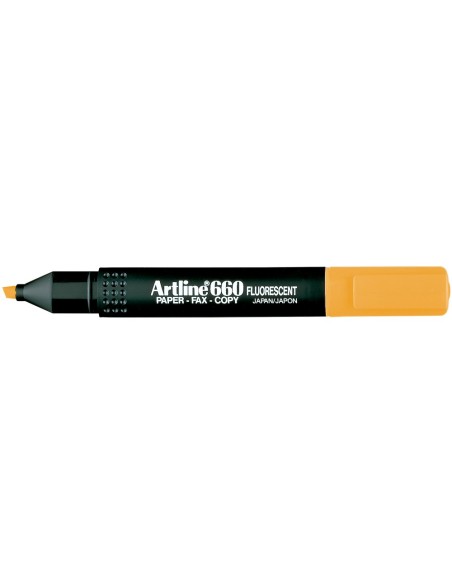 ROTULADOR ARTLINE FLUOR EK-660 NARANJA PUNTA BISELADA