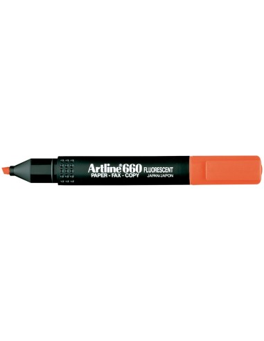 ROTULADOR ARTLINE FLUOR EK-660 ROJO PUNTA BISELADA