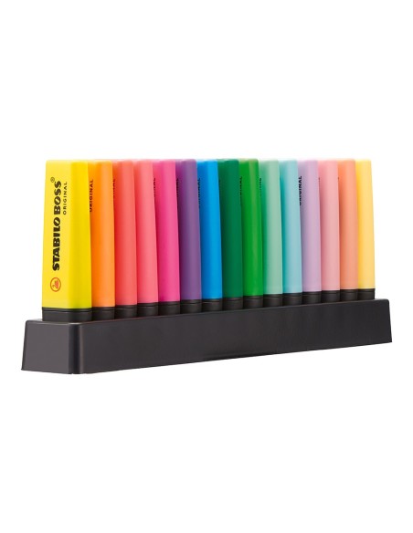 ROTULADOR STABILO BOSS FLUORESCENTE 70 BLISTER 15 UD.SURT.