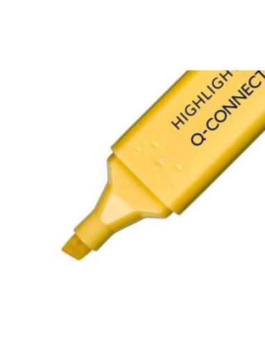 ROTULADOR Q-CONNECT FLUORESCENTE PASTEL PUNTA BIS.6 UDS SURT.