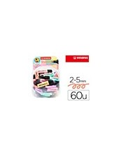 ROTULADOR STABILO BOSS FLUOR.70 PASTEL EXPOSIT BOMBONERA 60 UD.SURT. 2