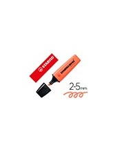 ROTULADOR STABILO BOSS FLUORESCENTE 70 PASTEL CORAL MELOSO 2