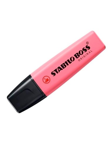 ROTULADOR STABILO BOSS FLUORESCENTE 70 PASTEL FUC. HELADO
