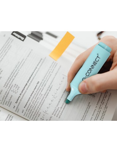 ROTULADOR Q-CON.FLUORESCENTE PASTEL BISELADA  8 SURT.