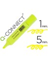 ROTULADOR Q-CON.FLUOR AMARILLO PUNTA BISELADA