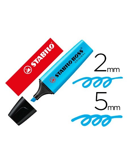 ROTULADOR STABILO BOSS FLUOR 70 AZUL